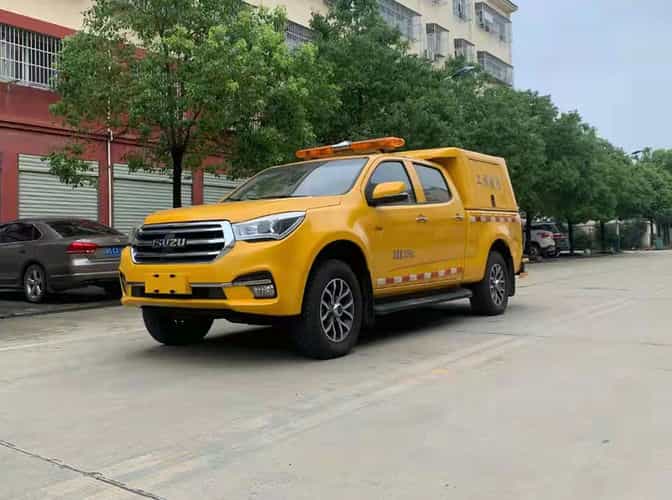 国六庆铃五十铃皮卡抢险车